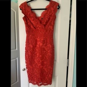 Tadashi red dress
